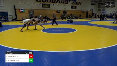 153 lbs Consi Of 32 #2 - Charles Laws-Albano, Canyon View (AZ) vs Greg Torosian, Birmingham