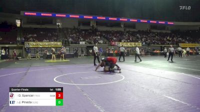 235 lbs Quarterfinal - Diara Spencer, Fresno State WC vs Joseph Pineda, Dubuque WC