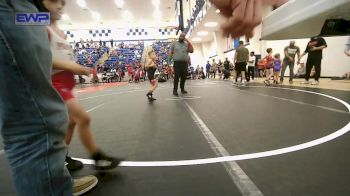 46 lbs Semifinal - Silas Wheeler, Locust Grove Youth Wrestling vs Carter Mcculley, Claremore Wrestling Club