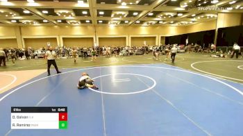 61 lbs Final - Dominic Galvan, Elk Grove Wr Ac vs Riley Ramirez, Pounders WC