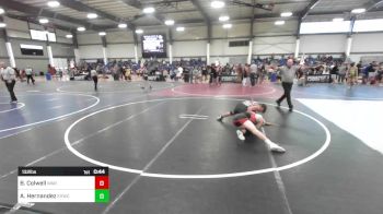 132 lbs 3rd Place - Brode Colwell, War vs Alex Hernandez, Evwc