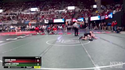 Cons. Semi - Jesse Reed, Wolf Point vs Layne Carter, Fairfield/Augusta