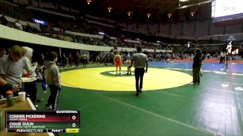 National 6-8 125 Quarterfinal - Conner Pickering, Jolliff Middle vs Chase Dulin, Smithfield Youth Wrestling