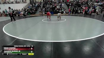 115 lbs Quarterfinal - Madison Burkes Jr, MAC Wrestling vs Noah Cooper, Lincoln Squire Wresting