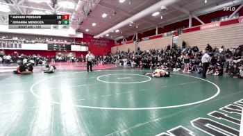 120 lbs Cons. Round 5 - Johanna Mendoza, Dougherty Valley vs Jaevani Persaud, Liberty