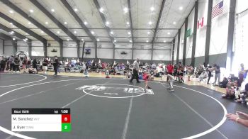 53 lbs Rr Rnd 3 - Maximus Sanchez, Victory Wrestling-Central WA vs Jacob Byer, Cowa