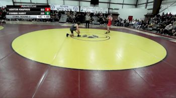 157 lbs Cons. Round 2 - Corbin Hurst, Juan Diego vs Ashton Knaphus, Richfield
