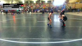 45 lbs Cons. Semi - Paul Bonner, Rabbit Wrestling Club vs Carter Womack, Swarm Wrestling