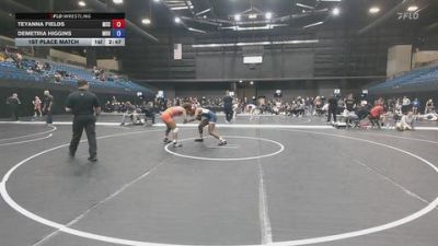 138 lbs 1st Place Match - Demetria Higgins, Missouri Baptist University vs Teyanna Fields, Murray State