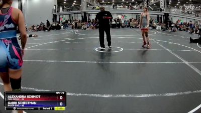 145 lbs Finals (2 Team) - Alexandra Schmidt, Full Circle vs Gabbi Schectman, RaZor GWC