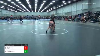 110 lbs Quarterfinal - Brody Kelly, Spar Wrestling Academy vs Justyce Zuniga, Ascend Wrestling Academy