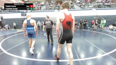 132 lbs 3rd Place Match - Harper Stone, Southern Idaho Training Center vs Owen Thayn, Challis Blackheart Wrestling Club