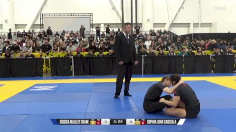 Sophia Joan Cassella vs Jessica Mallely Crane 2024 World IBJJF Jiu-Jitsu No-Gi Championship