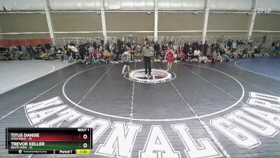 135 lbs Round 1 (4 Team) - TREVOR KELLER, Death Row vs Titus Dansie, Utah Gold