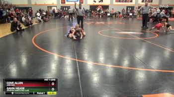 PW-14 lbs Cons. Round 1 - Cove Allen, Linn Mar vs Gavin Meade, Spartan Wrestling Club