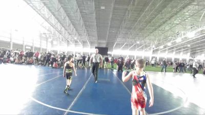 63 lbs Champ. Round 1 - Tucker Hill, RWC- Roy Wrestling Club vs Gracyn Linford, Wingz Wrestling Club