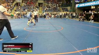 189 lbs Cons. Round 2 - Evan Rensch, Velva vs Ashton Weathersby, Williams County