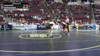 152 lbs Quarterfinal - Lucas Boyer, Elizabeth Forward vs Hudson Hohman, Grove City