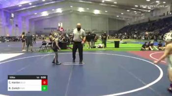 58 lbs 2nd Place - Clace Hanlon, Gold Rush vs Bryson Zunich, Purebred Elite