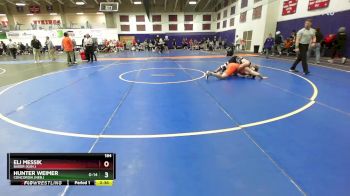 184 lbs Cons. Round 3 - Eli Messik, Baker (Kan.) vs Hunter Weimer, Concordia (Neb.)