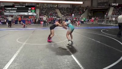 110 lbs Cons. Round 1 - Lily Parker, Wakeeney Wrestling Club vs Laken Little, South Central Punisher