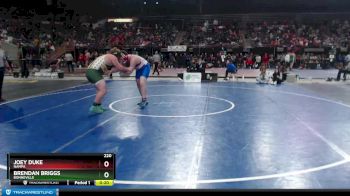 220 lbs Cons. Round 1 - Brendan Briggs, Bonneville vs Joey Duke, Nampa