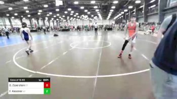 113 lbs Consi Of 16 #2 - Graham Ziperstein, CT vs Frankie Kessner, NY