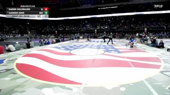 Quarterfinal - Conner Zens, Redfield vs Kaden Holzbauer, Parkston