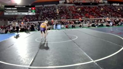 5A 106 lbs Cons. Round 1 - James Sams, Lewiston vs Kyson Smith, Skyline