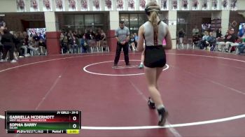 JV-5 lbs Round 3 - Sophia Barry, Solon vs Gabriella McDermott, West Delaware, Manchester