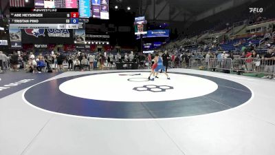 106 lbs Cons. Quarters - Abe Heysinger, IA vs Tristan Pino, CO