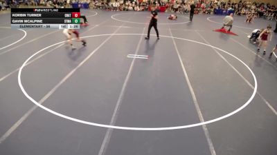 Elementary - 60 lbs Gavin McAlpine, STMA vs Korbin Turner, Chatfield