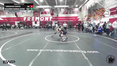 165 lbs Quarterfinal - Guillermo Guzman Lester, Monterey vs Sebastian Garcia, Junipero Serra