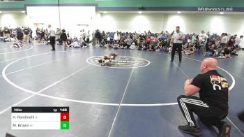 70 lbs Quarterfinal - Harry Rondinelli, NJ vs Mason Brown, NC