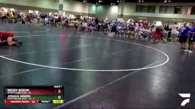 160 lbs Round 1 (6 Team) - Joshua Hindin, New England Gold - AS vs Brody Boehm, Bandits Wrestling