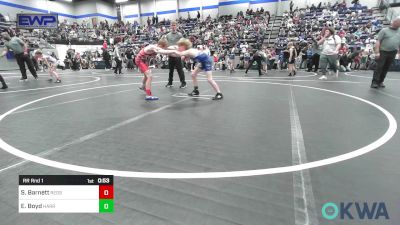 70 lbs Rr Rnd 1 - Sawyer Barnett, Redskins Wrestling Club vs Ezekiel Boyd, Harrah Little League Wrestling