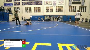 110 lbs Rr Rnd 5 - Kross Iwersen, Team Nomad vs Drake Breslin, Choctaw Ironman Youth Wrestling