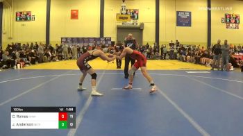 160 lbs Quarterfinal - Connor Raines, Shakopee vs Jaden Anderson, G-E-T/Mel-Min