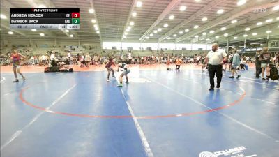 106 lbs Rr Rnd 2 - Andrew Heacox, ICE Wrestling Blue vs Dawson Back, Ragin Raisins Concord HS