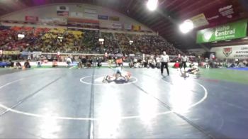 3A 138 lbs Champ. Round 1 - Brady Dahlke, Marsh Valley vs Jace Buescher, Weiser