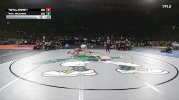 4A/3A/2A/1A Girls 135 1st Place Match - Kali Williams, Oakridge Girls vs Coral Averett, Burns Girls