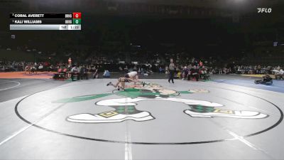 4A/3A/2A/1A Girls 135 1st Place Match - Kali Williams, Oakridge Girls vs Coral Averett, Burns Girls