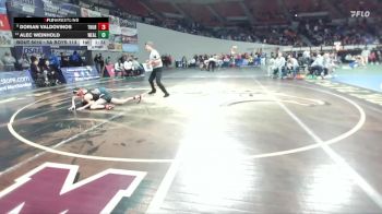 5A Boys 113 lbs Champ. Round 1 - Alec Weinhold, West Albany Boys vs Dorian Valdovinos, Thurston Boys