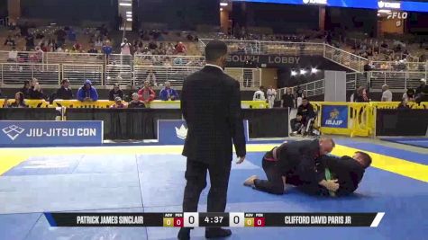 Clifford David Paris Jr vs Patrick James Sinclair 2025 Pan Jiu Jitsu IBJJF Championship