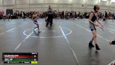 80 lbs Round 2 (10 Team) - Trey Lee, NOVA WC vs Caleb Pollock, Dayton Bandits