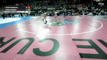 4A 157 lbs Cons. Semi - Logan Marshall, Snake River vs Chris Schmidt, Timberlake