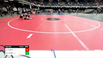 144 lbs Champ. Round 2 - Dillon Griffin, Oswego vs Xzavier Lindhe, Guilford