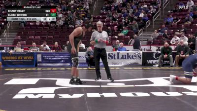 215 lbs First Round - Brady Kelly, Unionville vs Elijah Brown, Belle Vernon