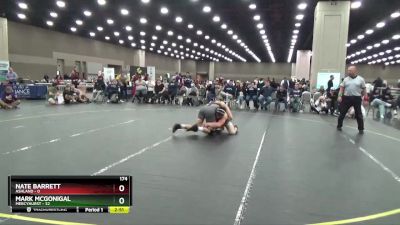 174 lbs Placement (4 Team) - Nate Barrett, Ashland vs Mark McGonigal, Mercyhurst