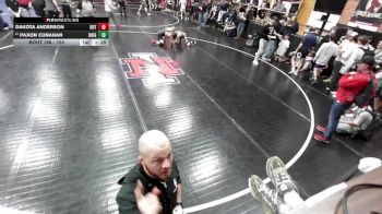 150 lbs Champ. Round 2 - Dakota Anderson, Orting vs Paxon Cunanan, University